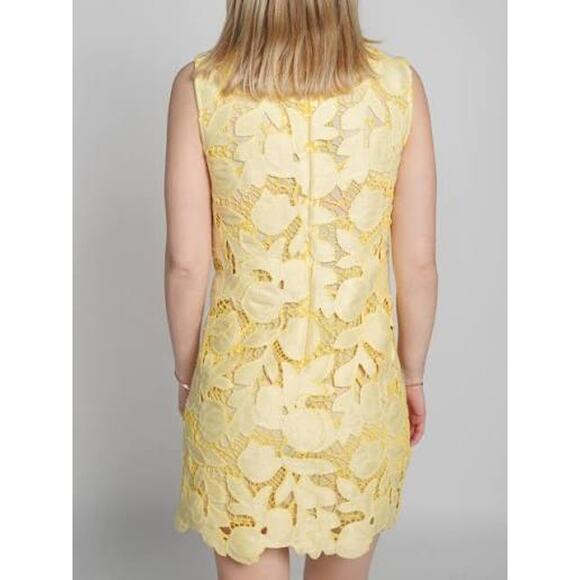 Jonathan Simkhai Mickie Mini Dress Buttercream Yellow Sheath 2 XS S Event Work - Picture 7 of 10